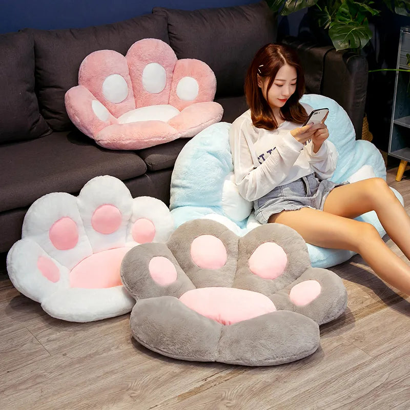 Soft Cat Paw Cushion