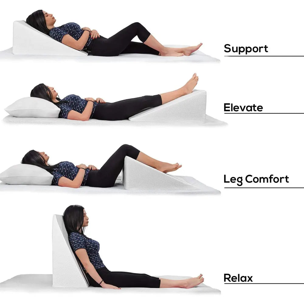 Bed Wedge Pillow For Sleeping Upright