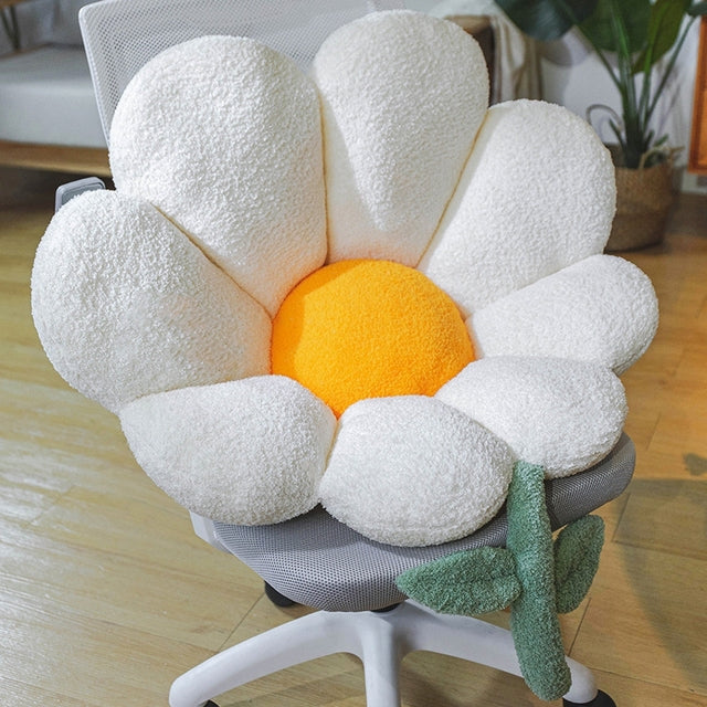 Daisy Flower Pillow