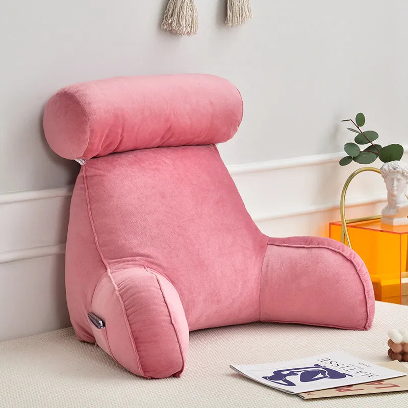 Backrest Pillow With Arms & Headrest