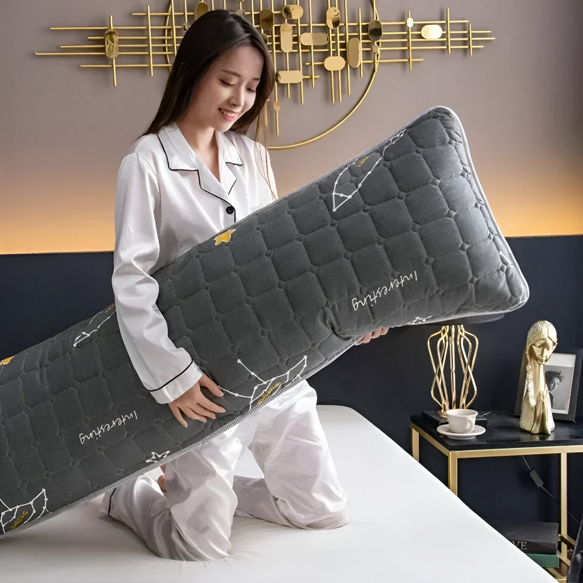 Waterproof Double Bed Long Pillowcase